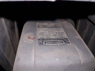 Craftsman model 100 10" radial arm saw