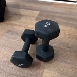 15 Lb Weights PVC Coated