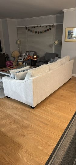 White couch