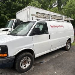 2005 white Chevy cargo van
