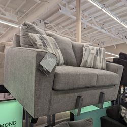 Grey Loveseat