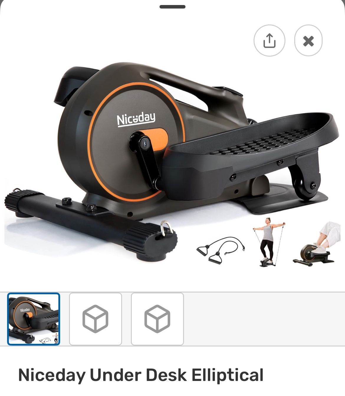 Under desk Elliptical