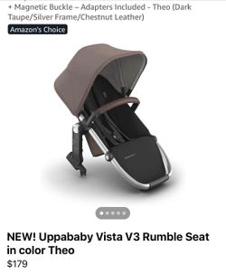 NEW! Uppababy V3 Rumble Seat