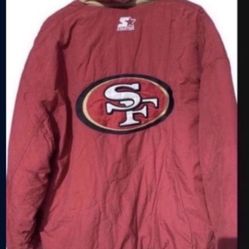 Vintage Mens San Francisco 49ers Starter Jacket Size L