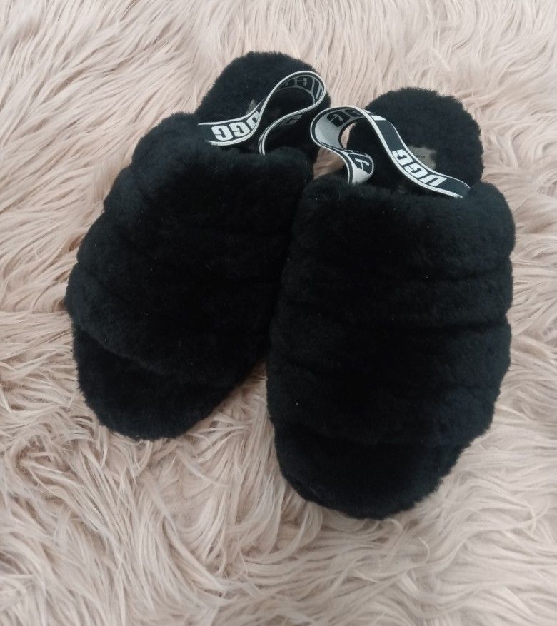 Ugg Fluff Yeah Slingback Sandal Ladies Size 6