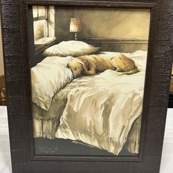 It’s A Dog’s Life Framed Art Print
