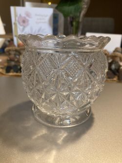 Small Glass Candle Holder