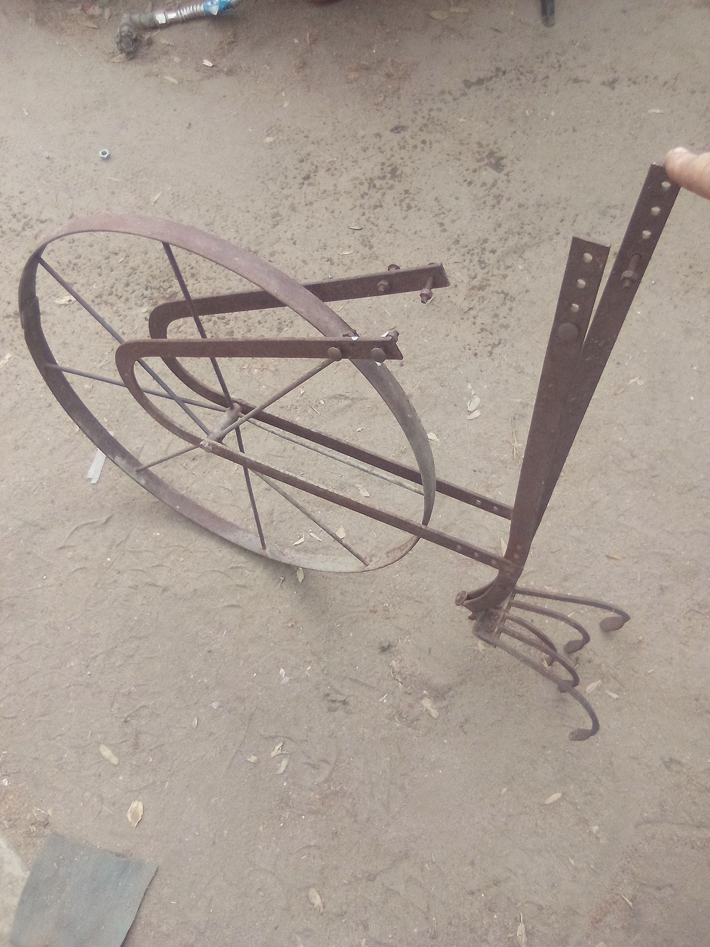 antique hand plow