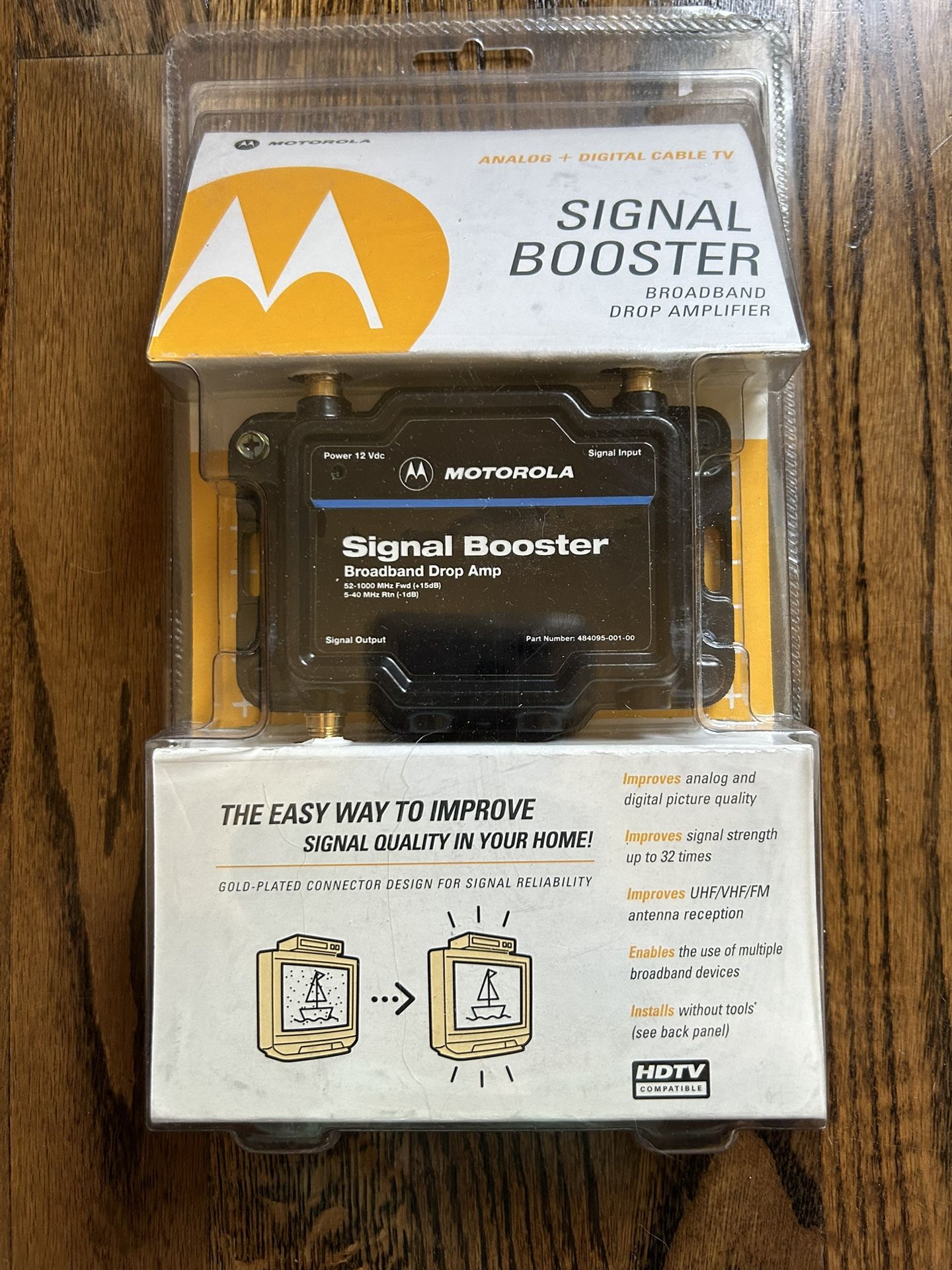Motorola Coax Signal Booster 484095-001-00