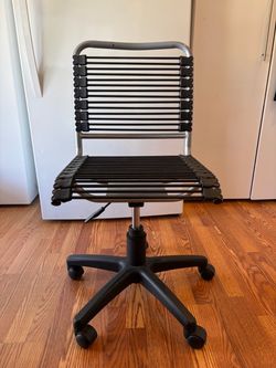 Bungee Cord Office Chair with Wheels