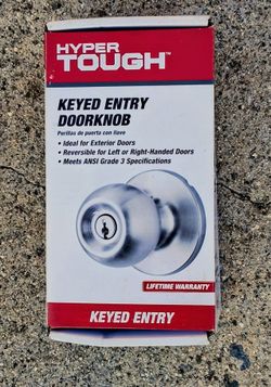 Door knob key entry
