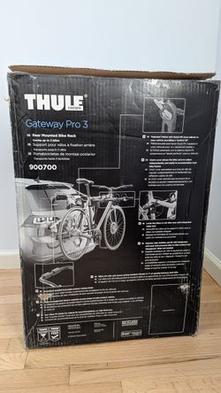 Thule Gateway Pro 3 Bike Rack - Rear Mounted, Carries up to 3 bikes 900700