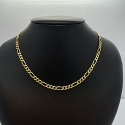Gold Figaro Chain 14K Used 