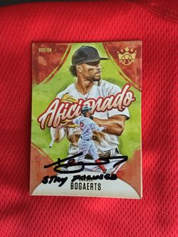 Autograph card signed by Xander bogaerts.