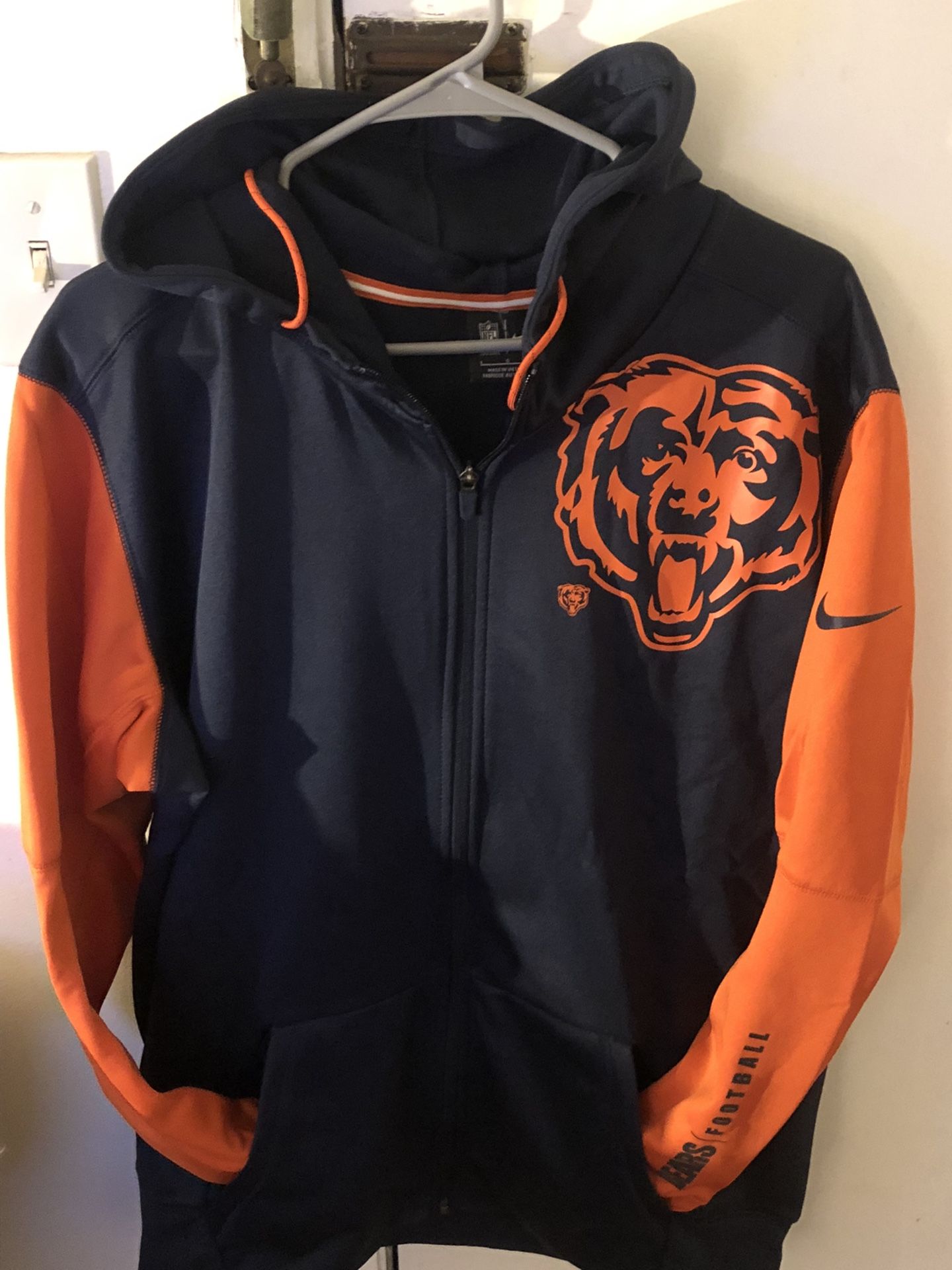 Chicago Bears Nike Men’s NFL FZ Hoody L 