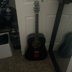 Delta Black Guitar 
