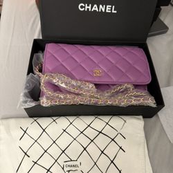 Chanel VIP WOC Compliments Of Chanel Purple 