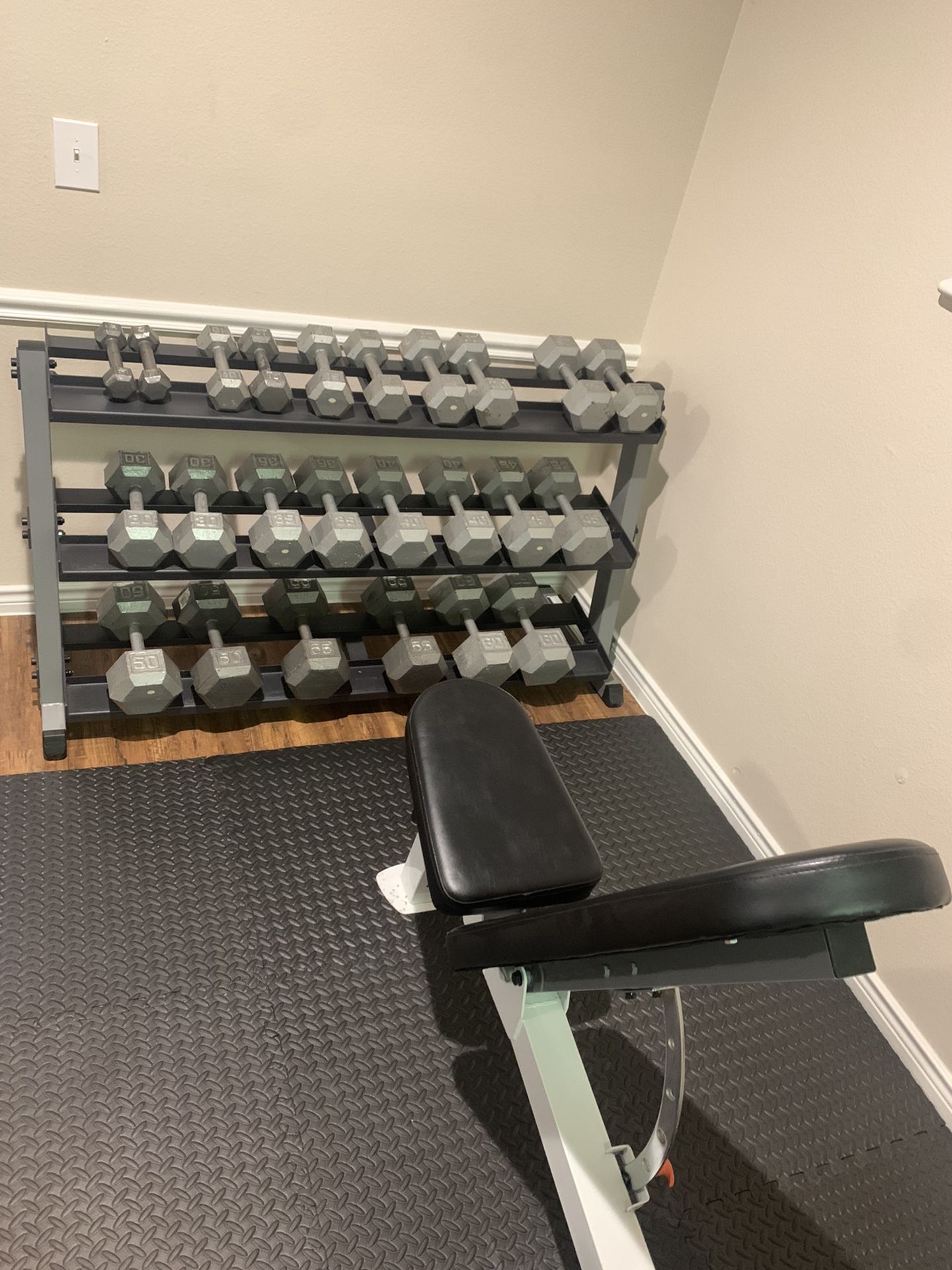 Dumbbell Set With Rack