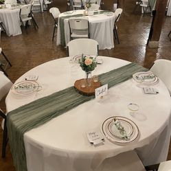 WEDDING CENTERPIECES for sage/gold wedding theme