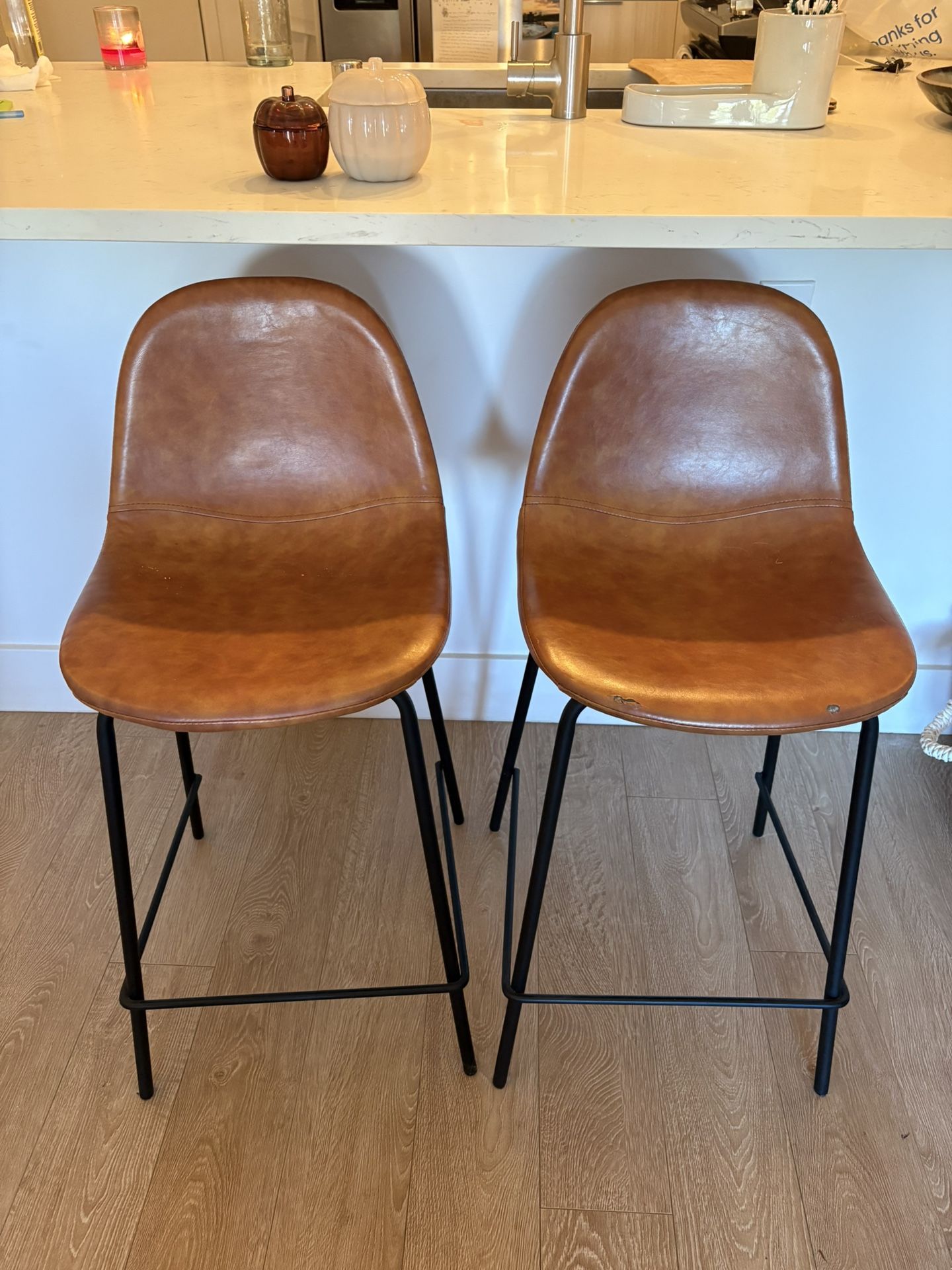 Leather Bar Chairs 