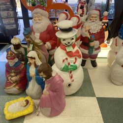 Christmas blow molds 
