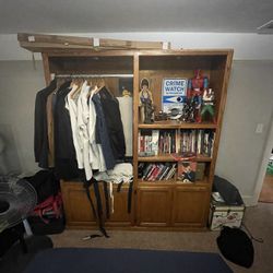 Wooden Rustic Book Shelf 