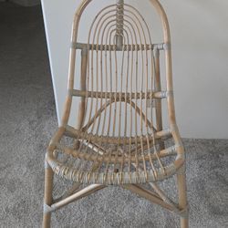 Rattan  Chair Perfect for Reading or Decor