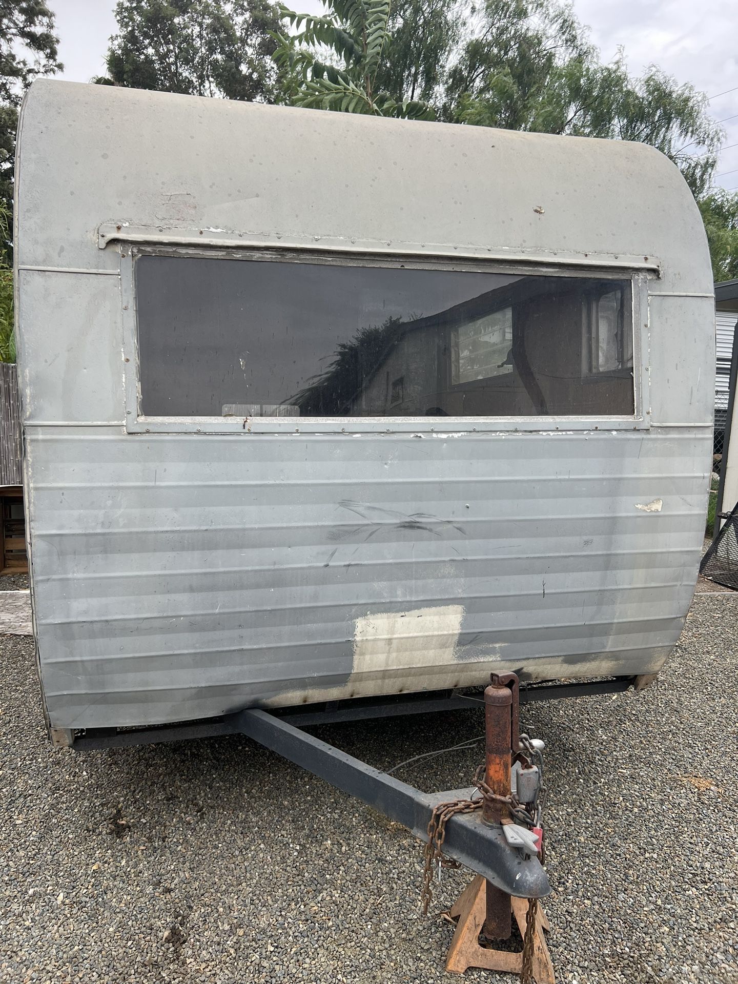 Canned Ham Vintage Travel Trailer