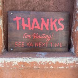 Old Wooden Sign From Hollywood Restaurant
