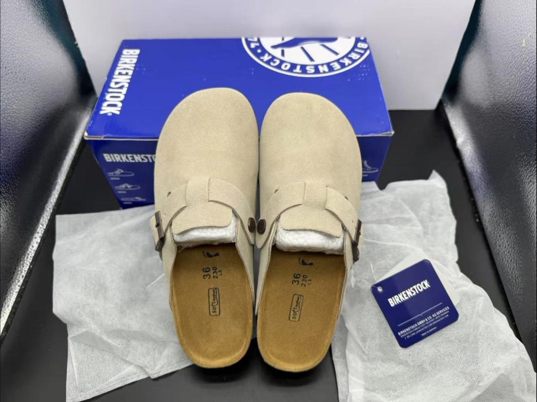  birkenstock womans 5.5 light beige