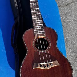 Batking Ukulele Bass UBass C-20AE Model  24”Inch Mahogany EQ Gig Bag