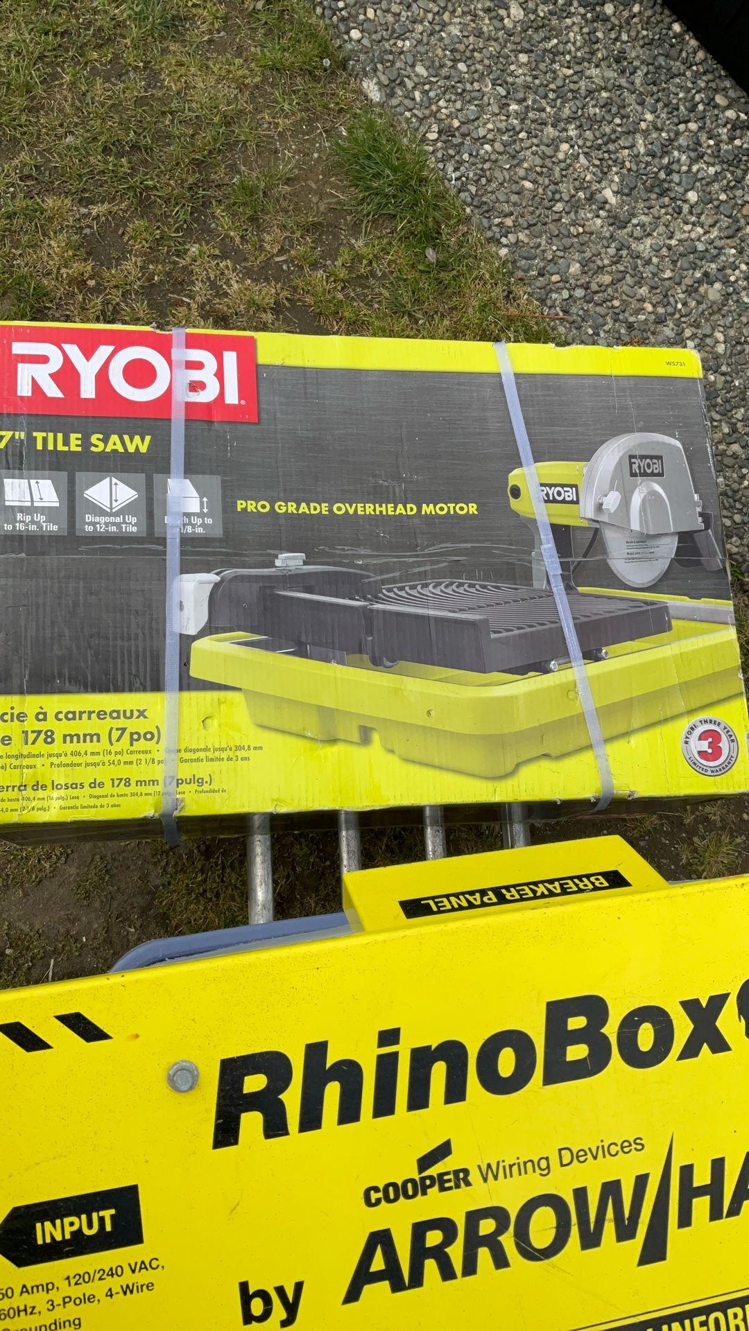 RYOBI 7” Tile Saw    WS731