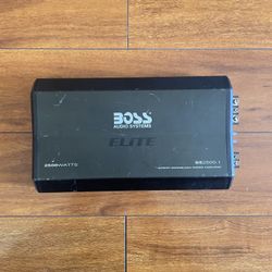 Boss 2500.1 Watts Amplifier Works Great No Bs