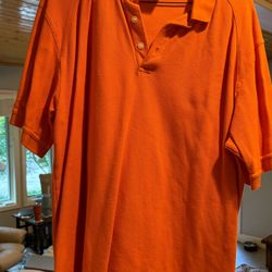 Orange Nike Golf Shirt