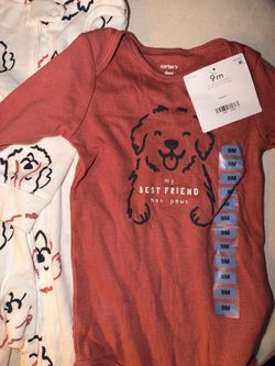2 Pack 9 M Onesie Set