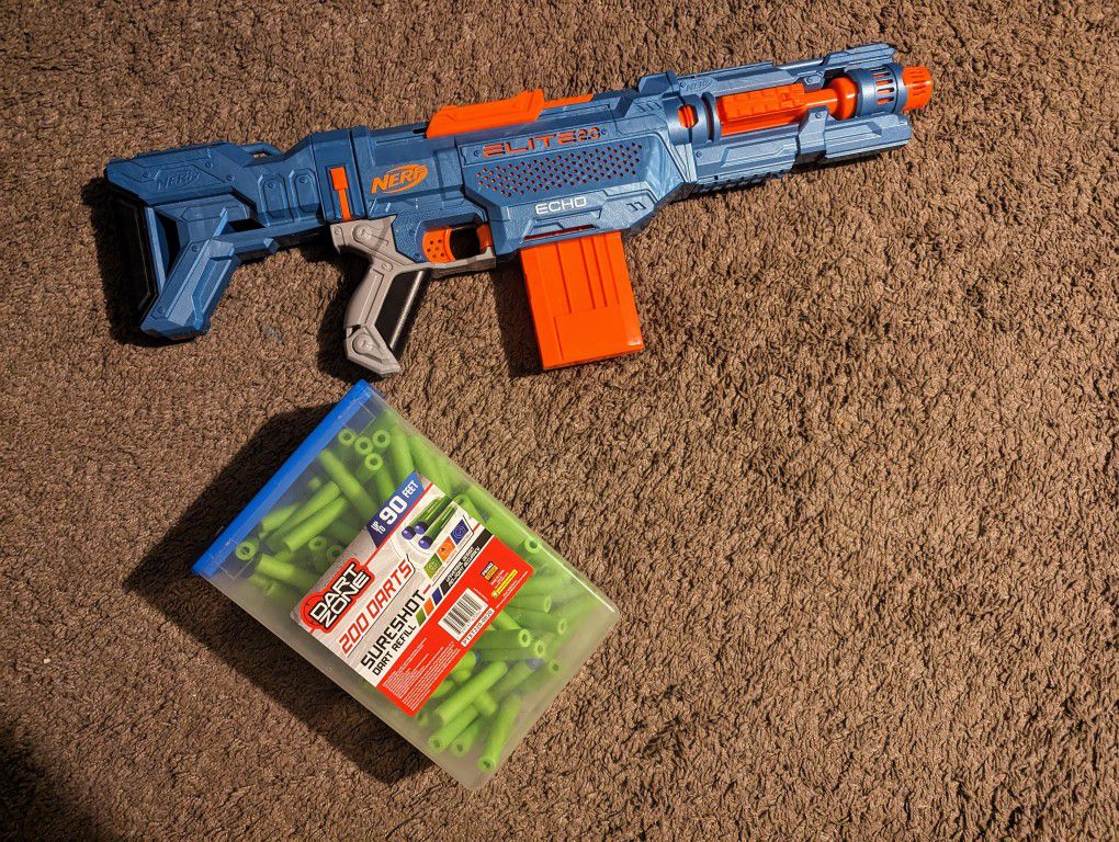 Nerf Gun With Soft Darts