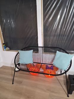 Outdoor Patio Basket Loveseat