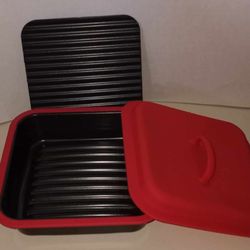 NEW Kitchenware silicone microwave grill 3 piece set $10 FIRM