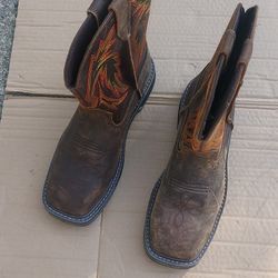 Herman Survivors Men's Stone Toe Boots, Like New Size 8