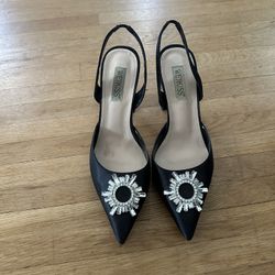 Wet Kiss Black 4” High Heels