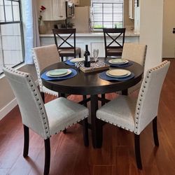 Dining Table and Chairs Set