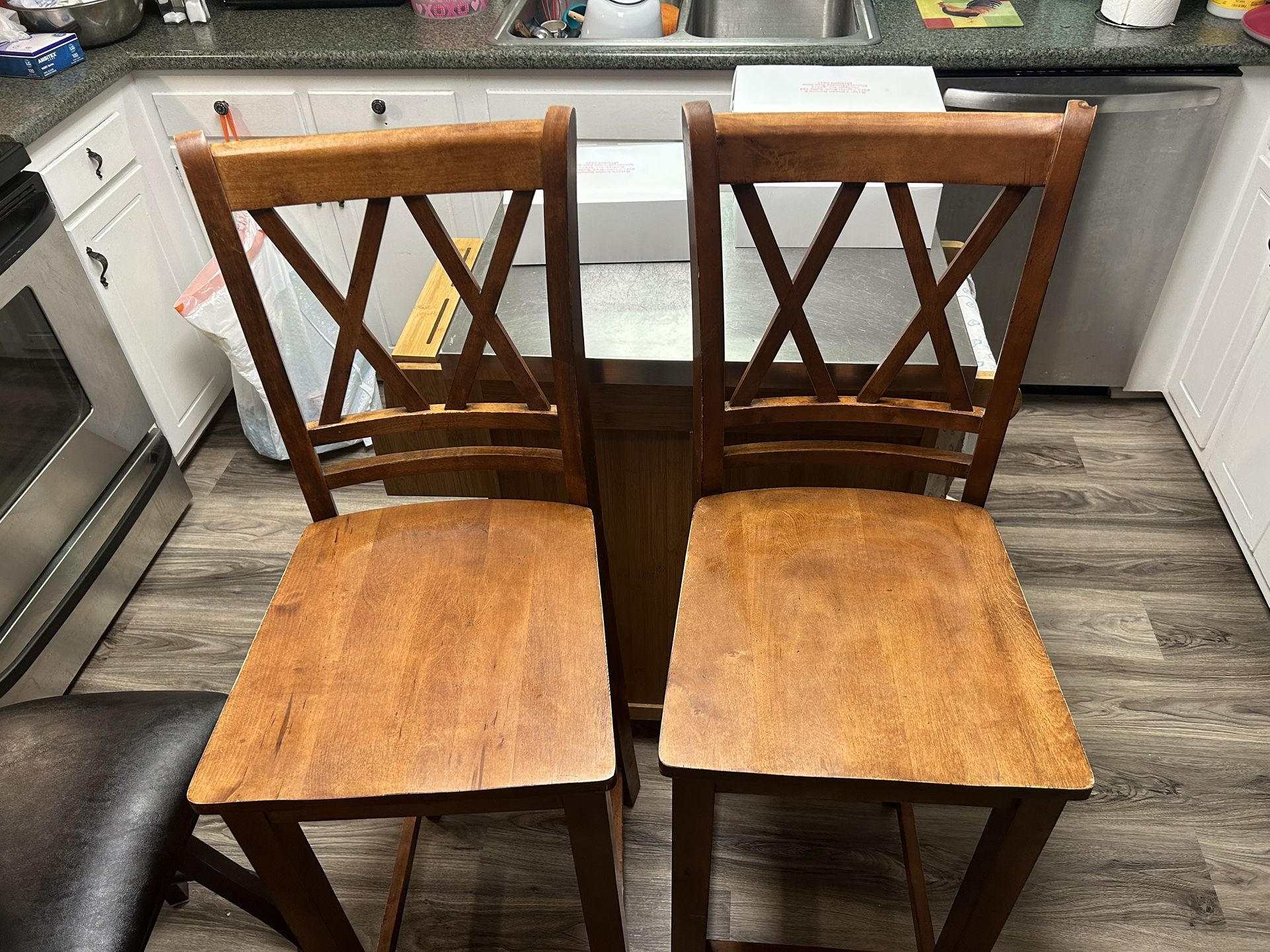 Wooden Bar Stools