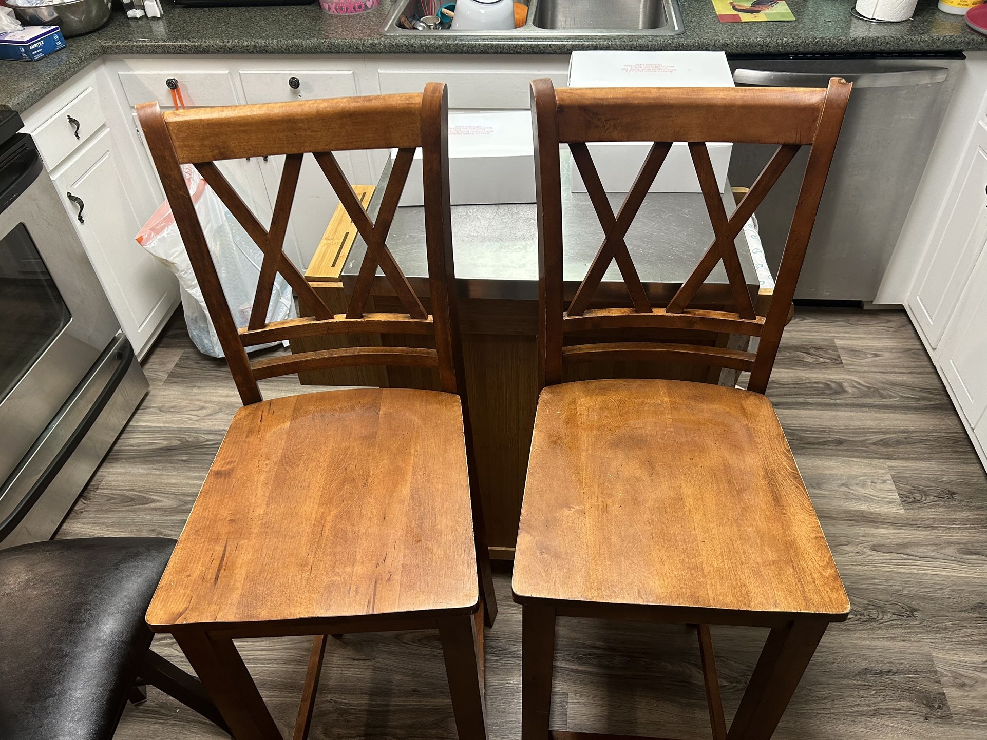 Wooden Bar Stools 