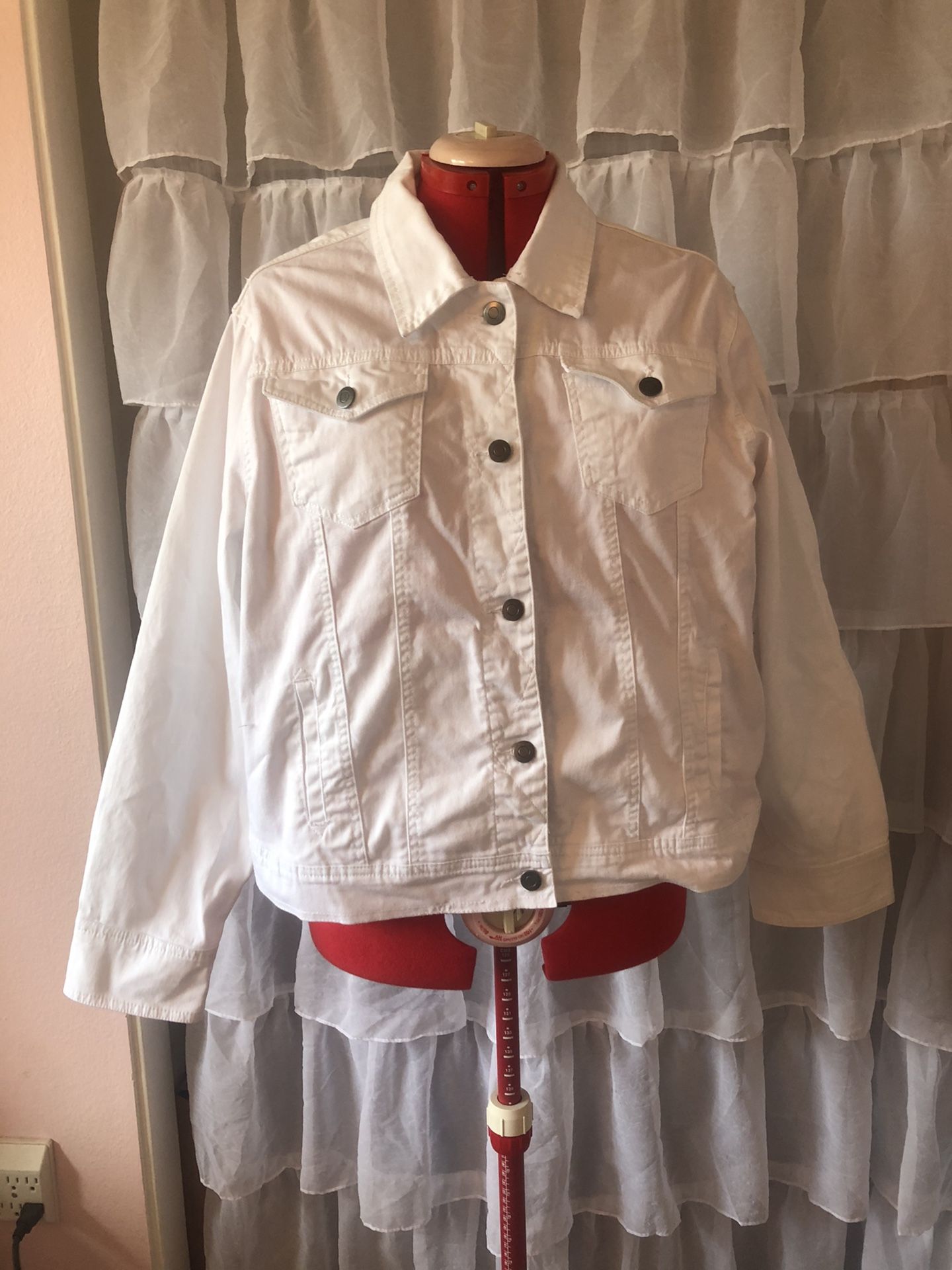 White Denim Jacket