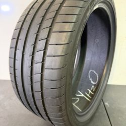 V554  255 35 19 96Y  Goodyear Eagle F1  One Used Tire 80% Life 