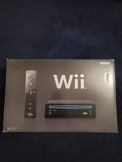 Black Nintendo Wii Console (Non-Compatible)