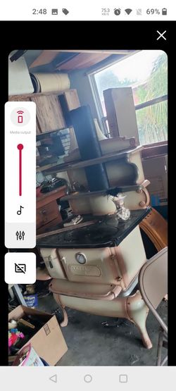 Antique Lorraine Cast Iron Wood Cook Stove