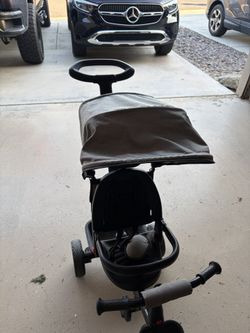 Stroller And Tricycle In One With Shade
