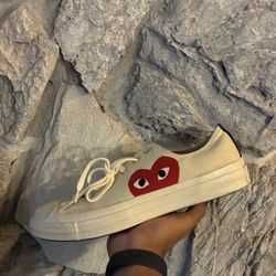 Converse Cdg Low White Sz 11