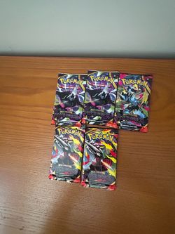 5 packs Pokemon pitch black